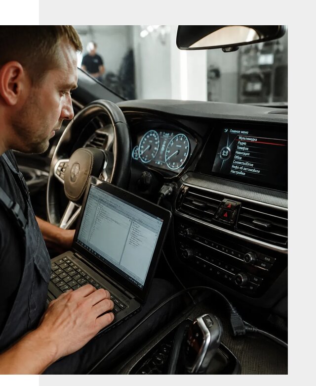 Русификация приборной панели BMW для авто в Назарове от компании