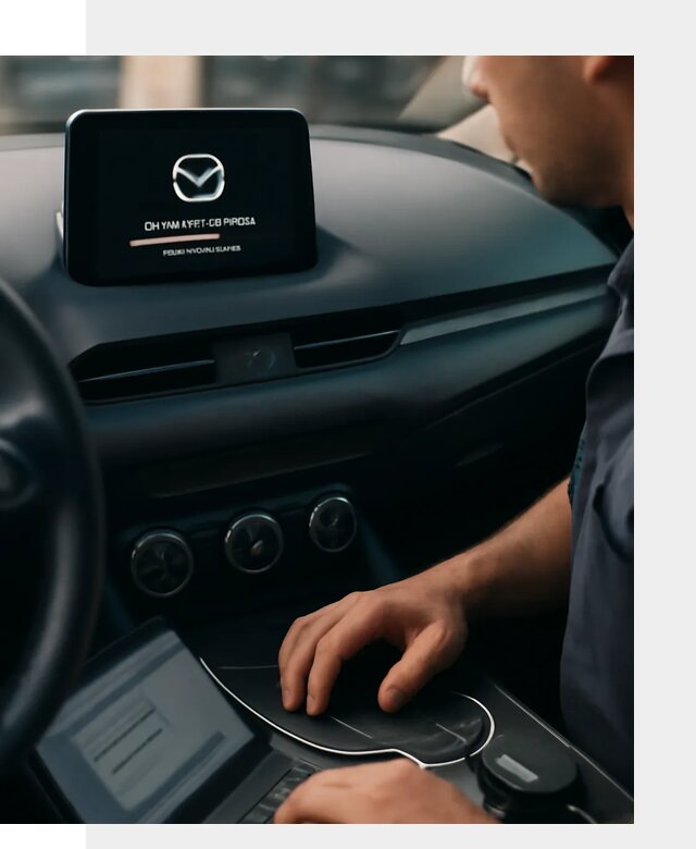 Установка приложений Mazda на мультимедийную систему в Назарове